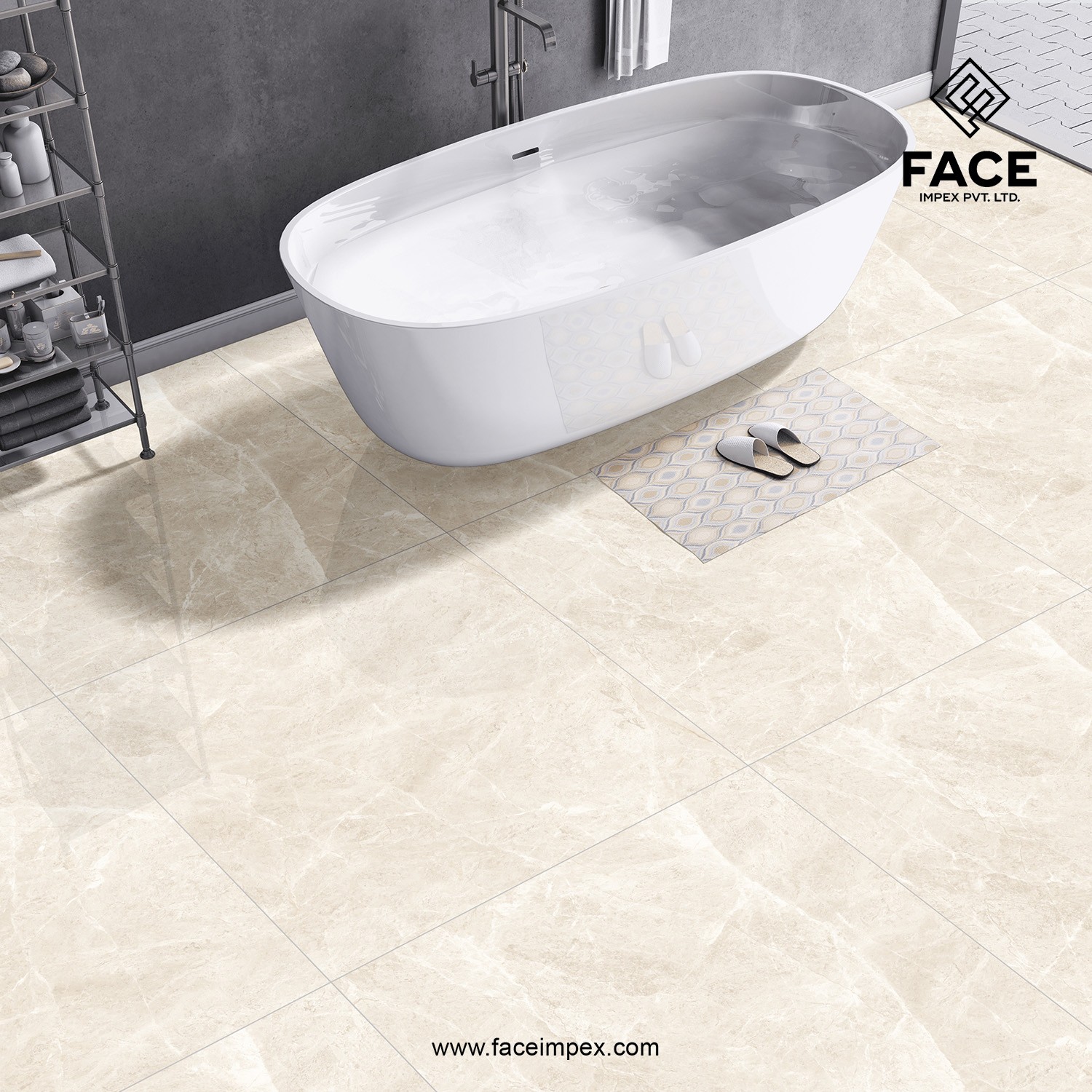 Slab marble porcelain floor tiles