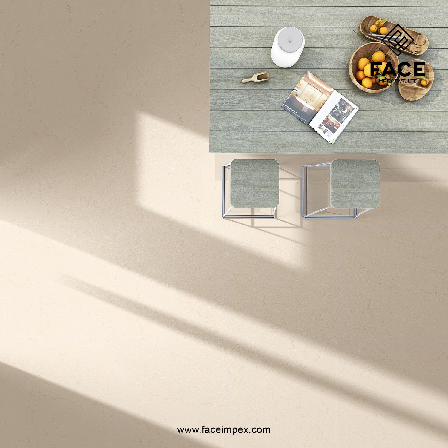 Big format porcelain tile