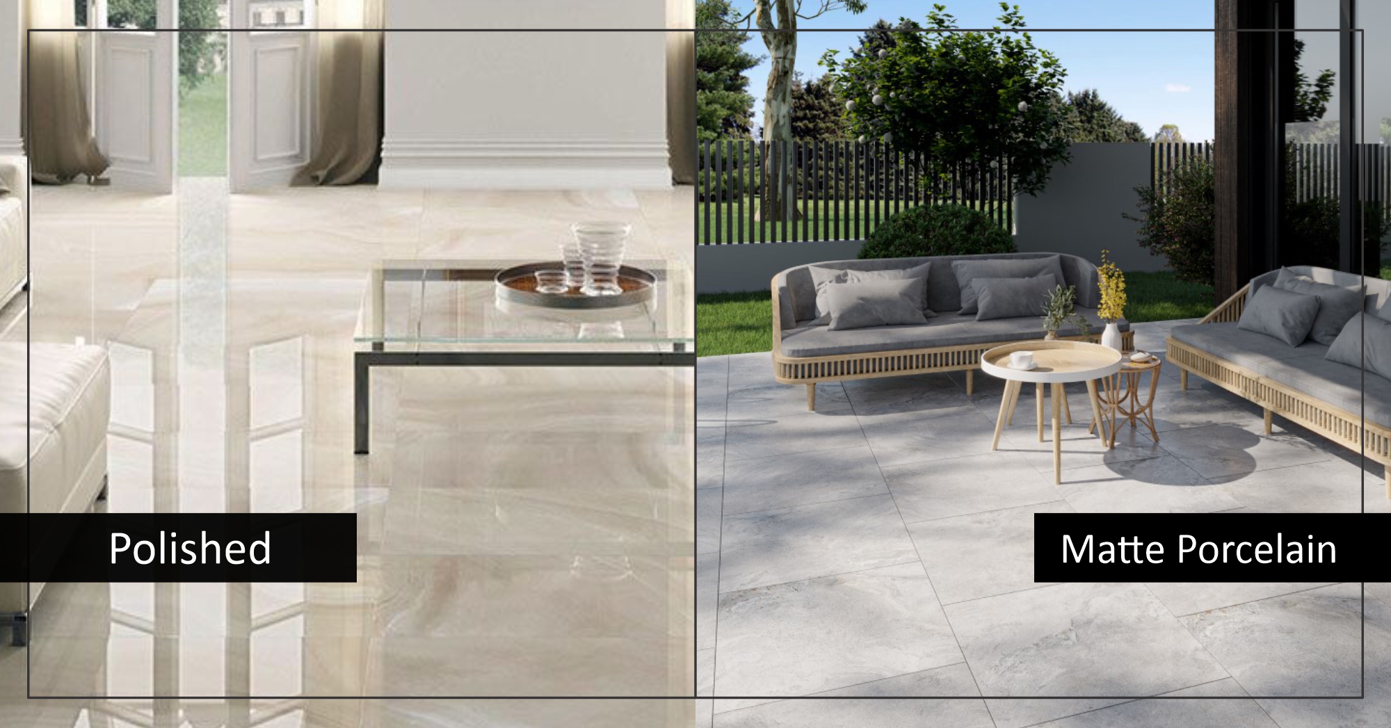 Polished vs. Matte Porcelain Tiles: Pros and Cons Compared