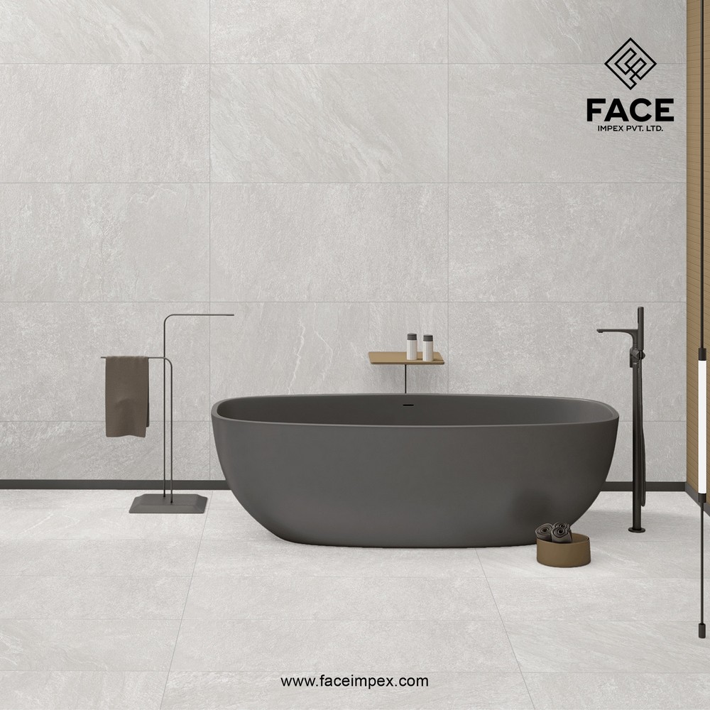 large format matte porcelain tiles for bathrooms