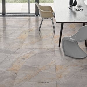 Premium polished porcelain tiles in 600x1200mm size by Face Impex for stylish flooring