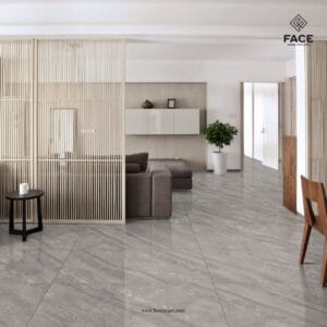 Premium polished porcelain tiles in 600x1200mm size by Face Impex for stylish flooring