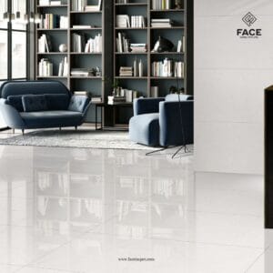 600x1200mm luxury porcelain tiles with polished glossy finish from Face Impex