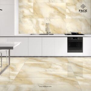Modern polished porcelain tiles 600x1200mm with seamless finish for contemporary flooring