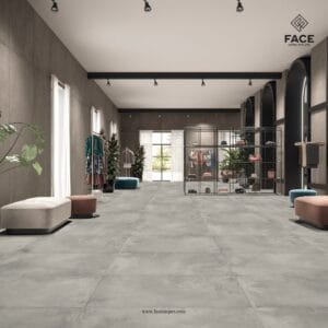 Premium matt porcelain tiles 600x1200mm with smooth non-reflective surface for luxury spaces