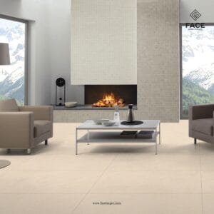 600x1200mm matt porcelain tiles with natural stone effect for luxury interiors