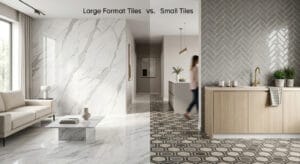 Large Format Tiles vs Small Tiles: What Works Best?