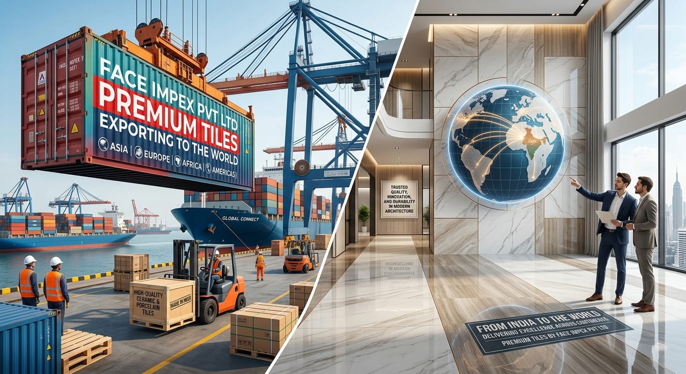 From India to the World: Delivering Premium Tiles Across Continents